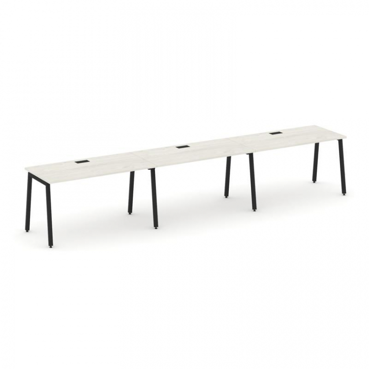 Style Project Рабочая станция 1 сторон. SN-4A.ORS-053 Дуб Наварра/Металл Черный 4140*800*750