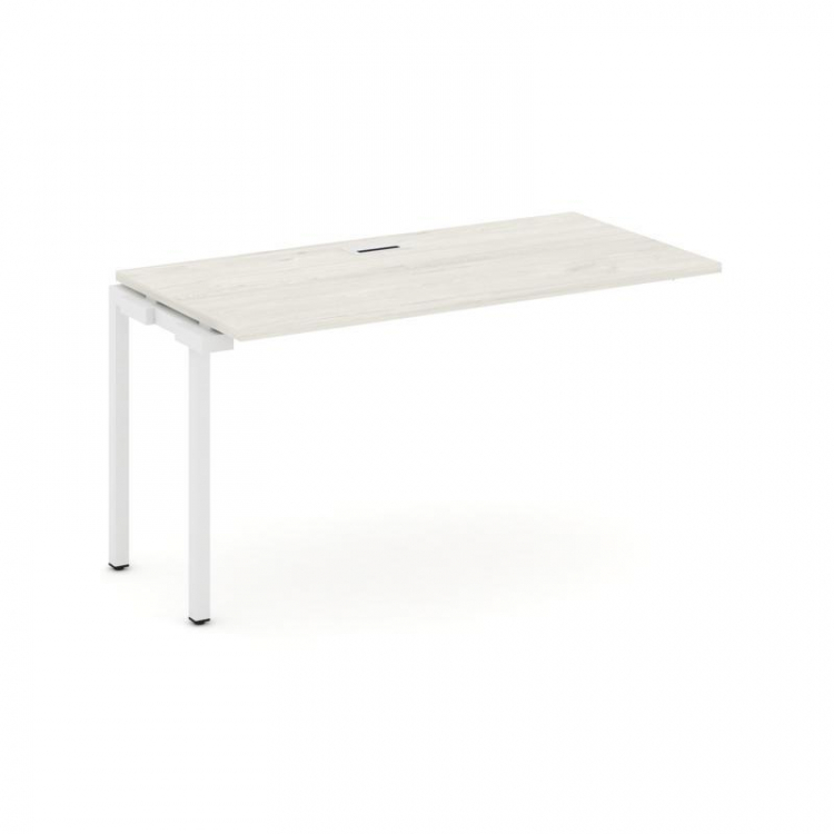 Style Project Проходной наб. элем. SN-4P.ONRS-013 Дуб Наварра/Металл Белый 1380*700*750