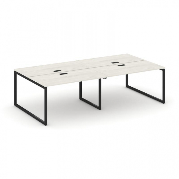 Style Project Рабочая станция 2-х сторон. SN-4O.DRS-031 Дуб Наварра/Металл Черный 1960*1232*750