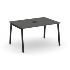 Style Project Стол переговорный SN-4A.SPRG-004 Антрацит/Металл Черный 1580*980*750