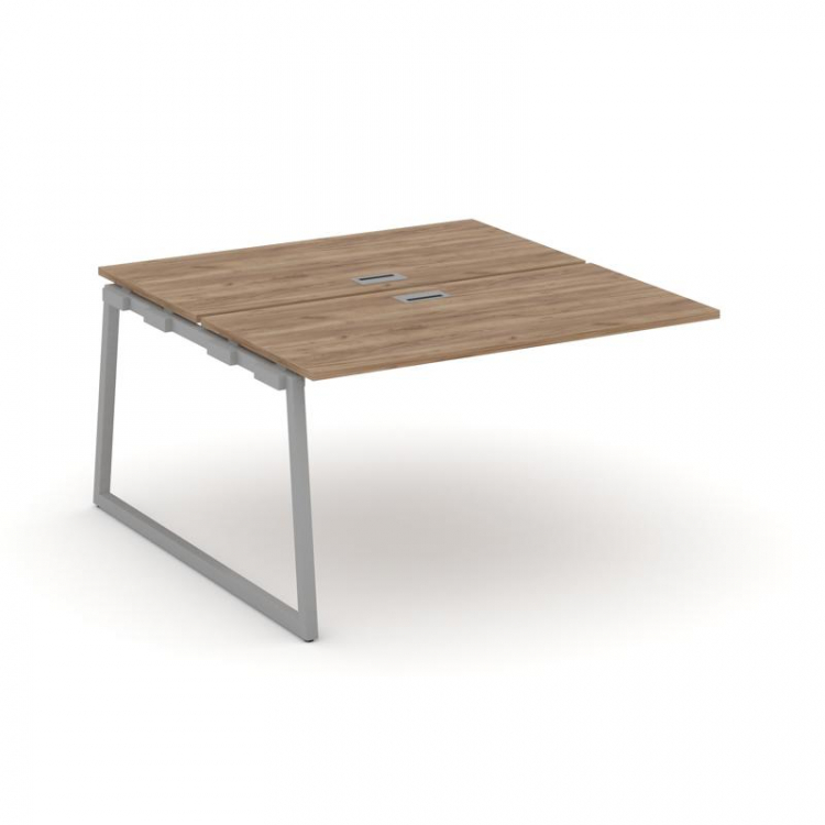 Style Project Проходной наб. элем. SN-4T1.DNRS-002 Дуб Табак/Металл Серый/Заглушка Пластик Серебро 1