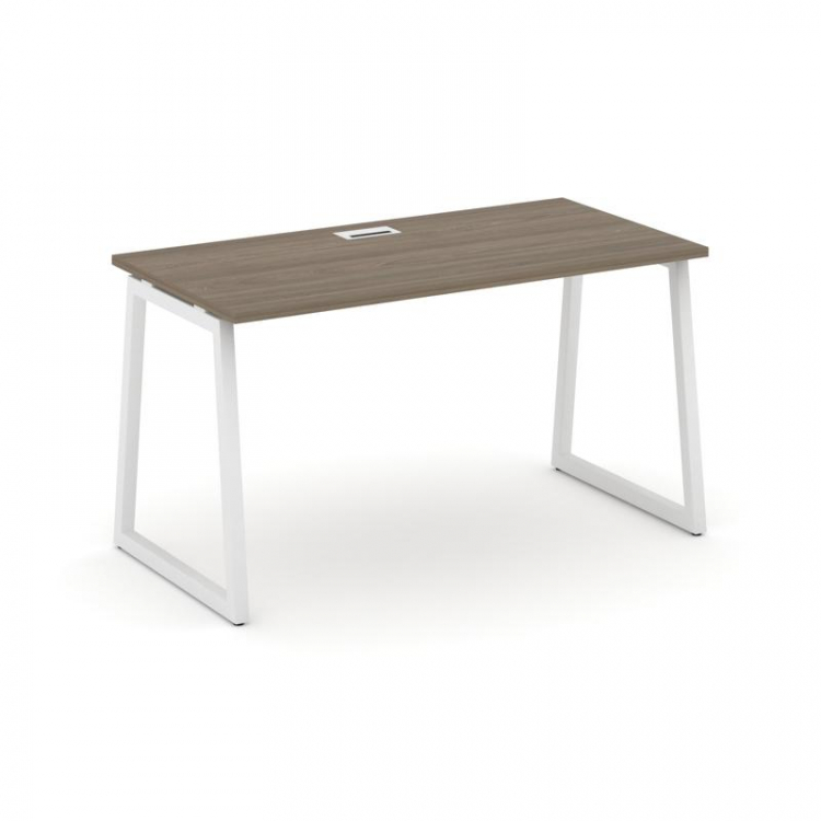 Style Project Стол письменный SN-4T1.SP-024 Вяз Благородный/Металл Белый/Заглушка Пластик Белый 1580