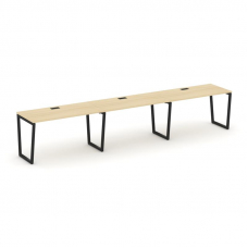 Style Project Рабочая станция 1 сторон. SN-4T2.ORS-031 Акация Лорка/Металл Черный/Заглушка Пластик Ч