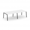 Style Project Стол переговорный SN-4A.SPRG-044.3 Белый/Металл Черный 3160*1180*750