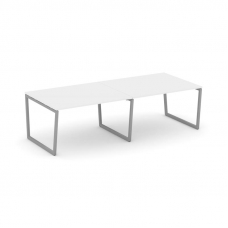 Style Project Стол переговорный SN-4T2.SPRG-042.3 Белый/Металл Серый 2360*1180*750