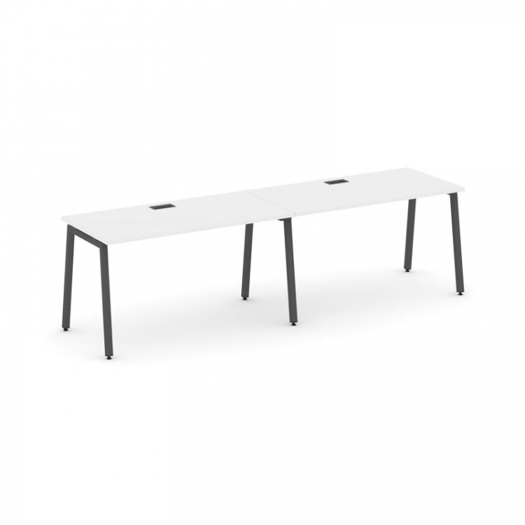 Style Project Рабочая станция 1 сторон. SN-4A.ORS-022 Белый/Металл Антрацит 2360*800*750
