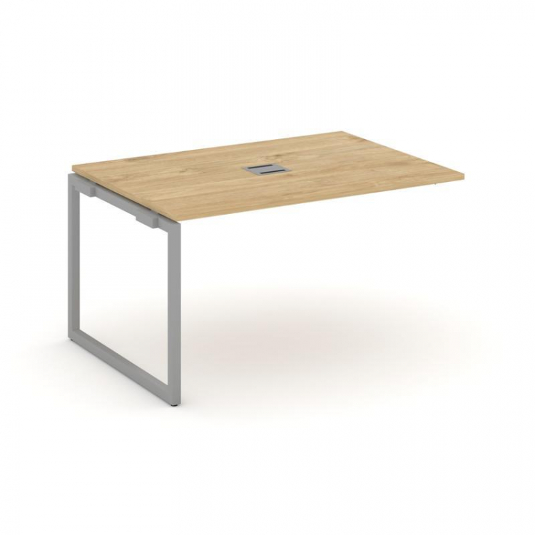 Style Project Проходной наб. элем. перег. стола SN-4O.NSPRG-001 Тиквуд Светлый/Металл Серый 980*980*