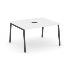 Style Project Стол переговорный SN-4A.SPRG-033 Белый/Металл Антрацит 1380*1180*750