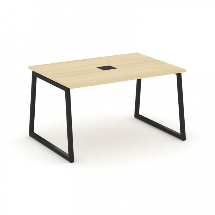 Style Project Стол переговорный SN-4T1.SPRG-003 Акация Лорка/Металл Черный/Заглушка Металл Черный 13