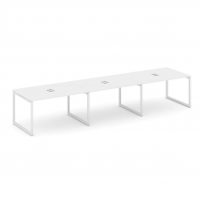 Style Project Стол переговорный SN-4O.SPRG-021 Белый/Металл Белый 2940*980*750