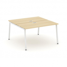 Style Project Рабочая станция 2-х сторон. SN-4A.DRS-004 Акация Лорка/Металл Белый 1580*1232*750