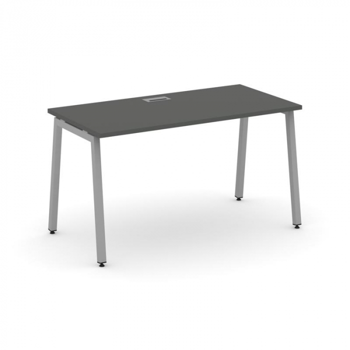 Style Project Стол письменный SN-4A.SP-024 Антрацит/Металл Серый 1580*800*750