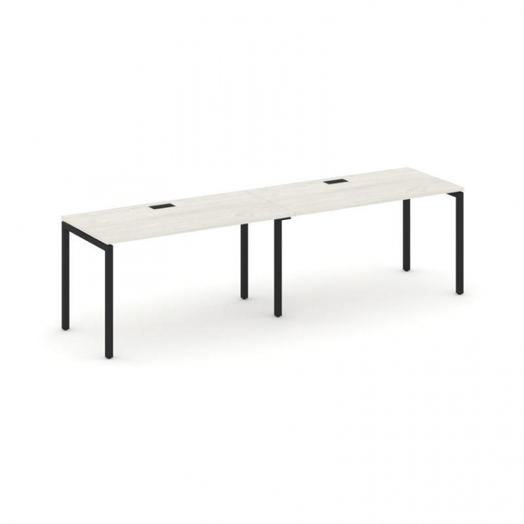 Style Project Рабочая станция 1 сторон. SN-4P.ORS-001 Дуб Наварра/Металл Черный 1960*600*750