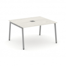 Style Project Стол переговорный SN-4A.SPRG-033 Дуб Наварра/Металл Серый 1380*1180*750