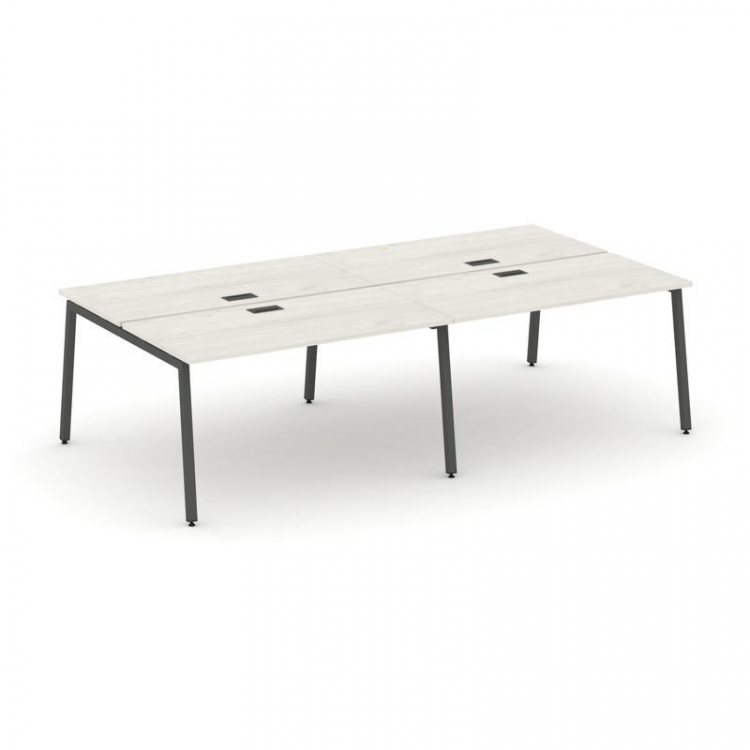 Style Project Рабочая станция 2-х сторон. SN-4A.DRS-041 Дуб Наварра/Металл Антрацит 1960*1432*750