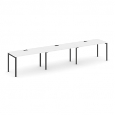 Style Project Рабочая станция 1 сторон. SN-4P.ORS-041 Белый/Металл Антрацит 2940*700*750