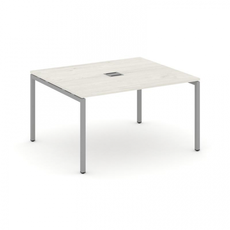 Style Project Стол переговорный SN-4P.SPRG-034 Дуб Наварра/Металл Серый 1580*1180*750