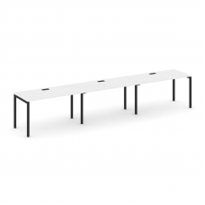 Style Project Рабочая станция 1 сторон. SN-4P.ORS-034 Белый/Металл Черный 4740*600*750