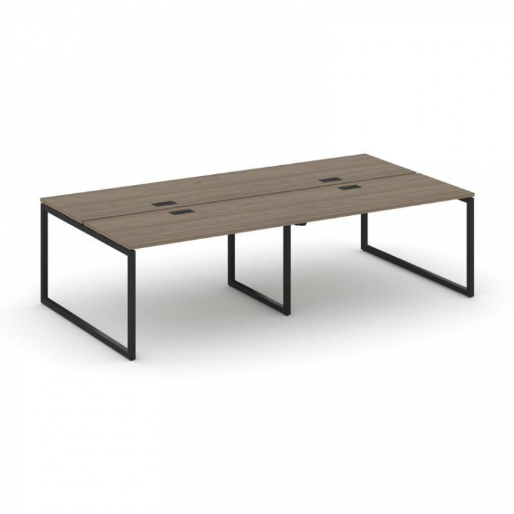 Style Project Рабочая станция 2-х сторон. SN-4O.DRS-031 Вяз Благородный/Металл Черный 1960*1232*750