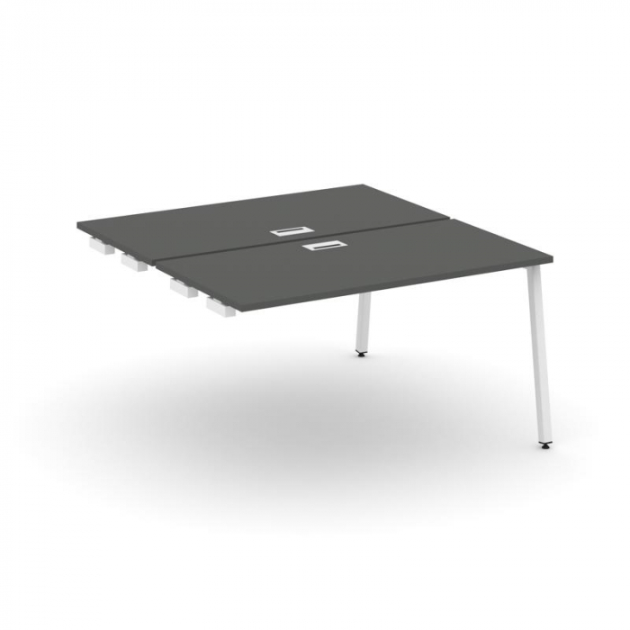 Style Project Стол-приставка к опор. элем. SN-4A.DPRS-004 Антрацит/Металл Белый 1580*1232*750