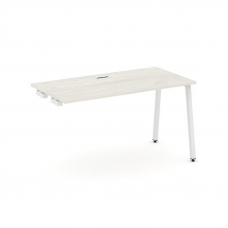 Style Project Стол-приставка к опор. элем. SN-4A.OPRS-024 Дуб Наварра/Металл Белый 1580*800*750