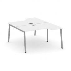 Style Project Рабочая станция эргоном. SN-4A.DRPA-022 Белый/Металл Серый 1580*1632/1992*750