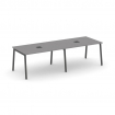 Стайл Проджект Стол переговорный SN-4A.SPRG-011 Серый Пепел/Металл Антрацит 1960*980*750