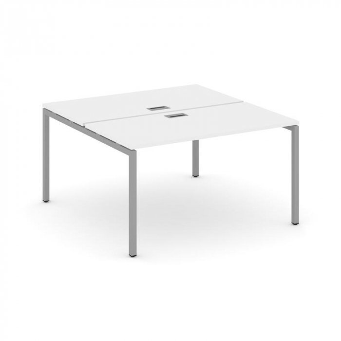 Style Project Рабочая станция 2-х сторон. SN-4P.DRS-023 Белый/Металл Серый 1380*1632*750