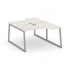 Style Project Рабочая станция эргоном. SN-4T1.DRPA-021 Дуб Наварра/Металл Серый/Заглушка Пластик Сер