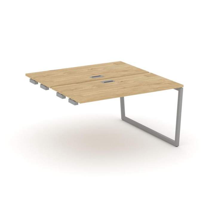 Стайл Проджект Стол-приставка к опор. элем. SN-4T2.DPRS-002 Тиквуд Светлый/Металл Серый/Заглушка Пла