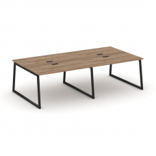 Style Project Рабочая станция 2-х сторон. SN-4T1.DRS-041 Дуб Табак/Металл Черный/Заглушка Пластик Че