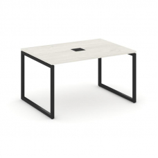 Style Project Стол переговорный SN-4O.SPRG-003 Дуб Наварра/Металл Черный 1380*980*750