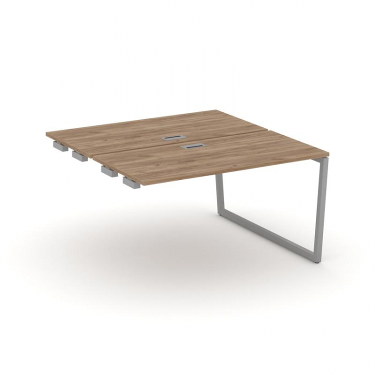 Style Project Стол-приставка к опор. элем. SN-4T2.DPRS-014 Дуб Табак/Металл Серый/Заглушка Пластик С