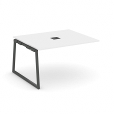 Style Project Проходной наб. элем. перег. стола SN-4T1.NSPRG-033 Белый/Металл Антрацит/Заглушка Мета