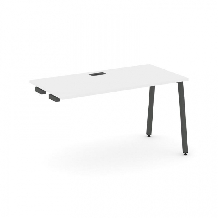 Style Project Стол-приставка к опор. элем. SN-4A.OPRS-024 Белый/Металл Антрацит 1580*800*750