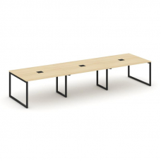 Style Project Стол переговорный SN-4O.SPRG-054 Акация Лорка/Металл Черный 4740*1180*750