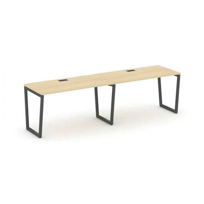 Style Project Рабочая станция 1 сторон. SN-4T2.ORS-013 Акация Лорка/Металл Антрацит/Заглушка Пластик