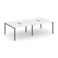 Style Project Рабочая станция 2-х сторон. SN-4P.DRS-043 Белый/Металл Антрацит 2760*1432*750