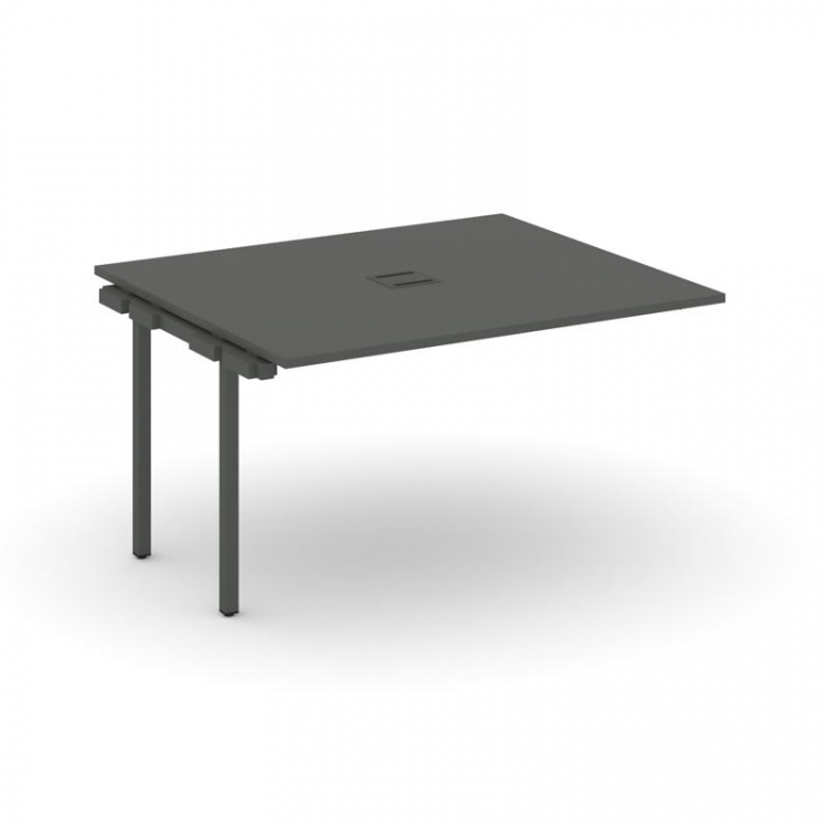 Style Project Проходной наб. элем. перег. стола SN-4P.NSPRG-032 Антрацит/Металл Антрацит 1180*1180*7