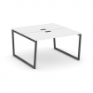 Style Project Рабочая станция 2-х сторон. SN-4T2.DRS-023 Белый/Металл Антрацит/Черный Пластик 1380*1