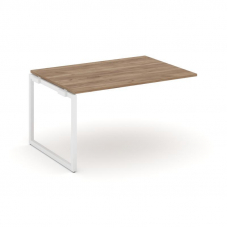 Style Project Проходной наб. элем. перег. стола SN-4O.NSPRG-003.3 Дуб Табак/Металл Белый 1380*980*75