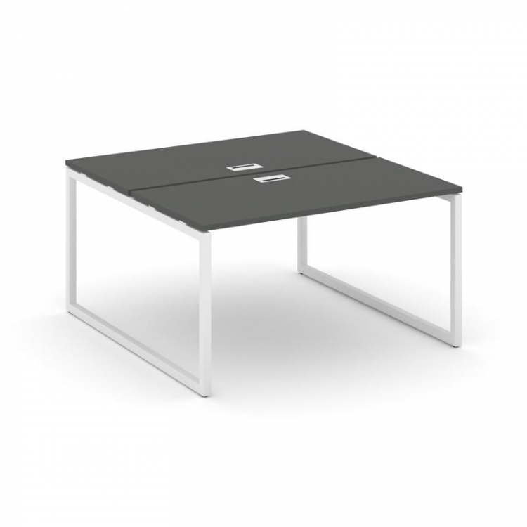 Style Project Рабочая станция 2-х сторон. SN-4O.DRS-013 Антрацит/Металл Белый 1380*1432*750