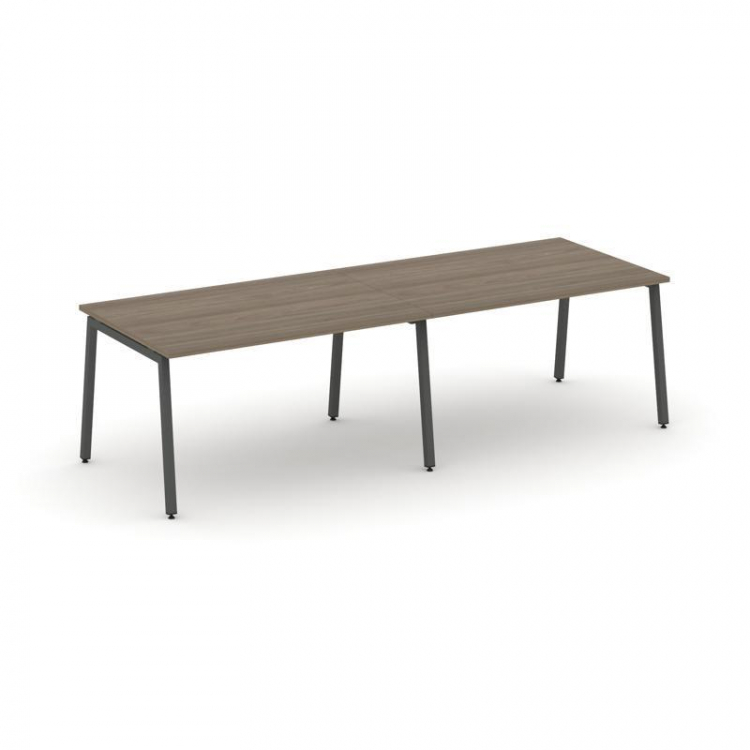 Style Project Стол переговорный SN-4A.SPRG-014.3 Вяз Благородный/Металл Антрацит 3160*980*750