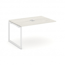 Style Project Проходной наб. элем. перег. стола SN-4O.NSPRG-004 Дуб Наварра/Металл Белый 1580*980*75