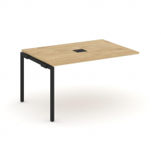 Style Project Проходной наб. элем. перег. стола SN-4P.NSPRG-001 Тиквуд Светлый/Металл Черный 980*980