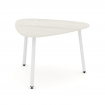 Style Project Стол переговорный SN-4.SPRG-71.3 Дуб Наварра/Металл Белый 1200*1200*750