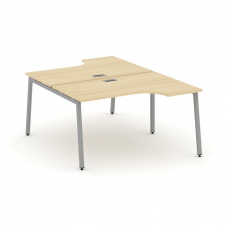 Style Project Рабочая станция эргоном. SN-4A.DRPA-001 Акация Лорка/Металл Серый 1380*1232/1992*750