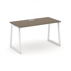 Style Project Стол письменный SN-4T1.SP-015 Вяз Благородный/Металл Белый/Заглушка Пластик Белый 1780