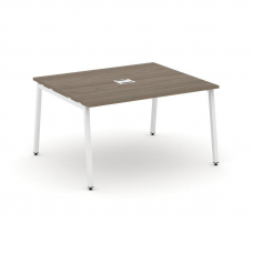 Style Project Стол переговорный SN-4A.SPRG-033 Вяз Благородный/Металл Белый 1380*1180*750