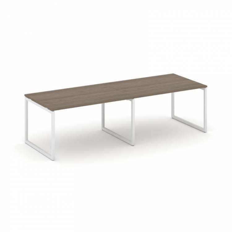 Style Project Стол переговорный SN-4O.SPRG-012.3 Вяз Благородный/Металл Белый 2360*980*750